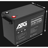 314AH 12V LiFePO4 Lithium Battery W/Bluetooth